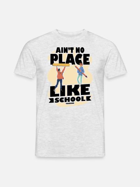 Children love school - Men's T-Shirt - heather grey