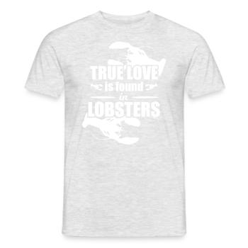 Vie marine Homard Crustacés Écrevisses - T-shirt homme - gris chiné - Devant - AI Model Male 178 dark (178cm)