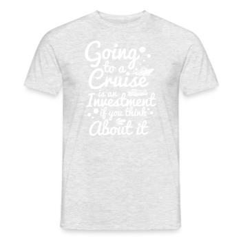 Kreuzfahrt - Männer T-Shirt - Grau meliert - Vorne - AI Model Male 178 dark (178cm)