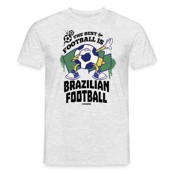 Brasilien - Männer T-Shirt - Grau meliert - Vorne - AI Model Male 178 dark (178cm)