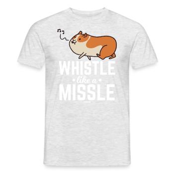 Hamster - Männer T-Shirt - Grau meliert - Vorne - AI Model Male 178 dark (178cm)