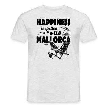 Mallorca - Männer T-Shirt - Grau meliert - Vorne - AI Model Male 178 dark (178cm)