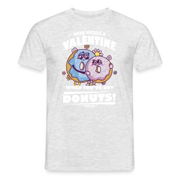Donut - Männer T-Shirt - Grau meliert - Vorne - AI Model Male 178 dark (178cm)