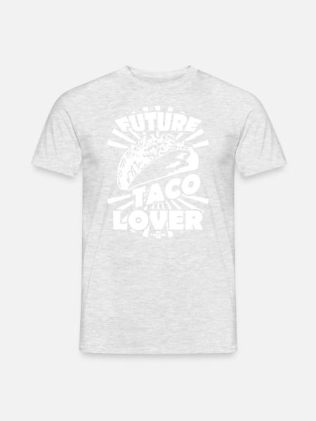 Future Taco Lover - Männer T-Shirt - Grau meliert