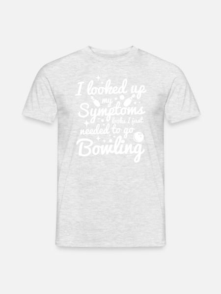 ich brauche Bowling - Männer T-Shirt - Grau meliert