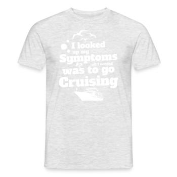 Kreuzfahrt Kapitän lustiges Geschenk - Männer T-Shirt - Grau meliert - Vorne - AI Model Male 178 dark (178cm)