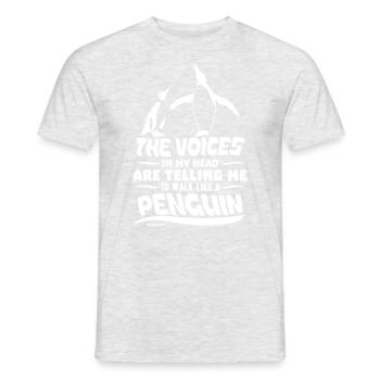 The Voices In My Head Are Telling Me To Walk Like - Männer T-Shirt - Grau meliert - Vorne - AI Model Male 178 dark (178cm)