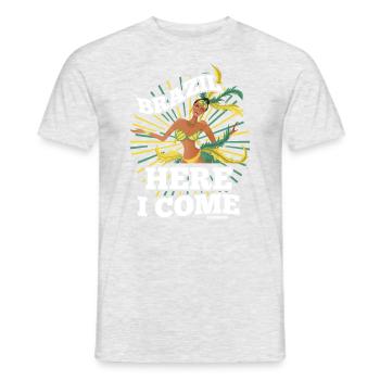 Brasilien Rio de Janeiro Südamerika Geschenk - Männer T-Shirt - Grau meliert - Vorne - AI Model Male 178 dark (178cm)