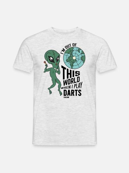 Fléchettes de créatures extraterrestres - T-shirt homme - gris chiné