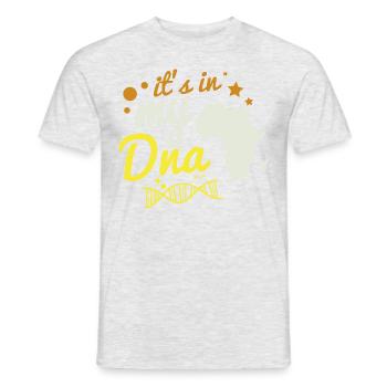 L’Afrique est dans mon ADN - T-shirt homme - gris chiné - Devant - AI Model Male 178 dark (178cm)