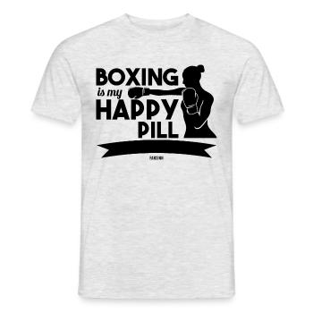 Mrs. Boxing Martial Arts Mother's Day - Men's T-Shirt - heather grey - Front - AI Model Male 178 dark (178cm)