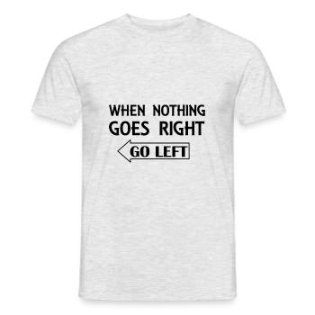 claims - Men's T-Shirt - heather grey - Front - AI Model Male 178 dark (178cm)