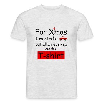 Weihnachten - Männer T-Shirt - Grau meliert - Vorne - AI Model Male 178 dark (178cm)