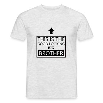 Bruder - Männer T-Shirt - Grau meliert - Vorne - AI Model Male 178 dark (178cm)