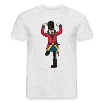 Nutcracker shirt - Men's T-Shirt - heather grey - Front - AI Model Male 178 dark (178cm)