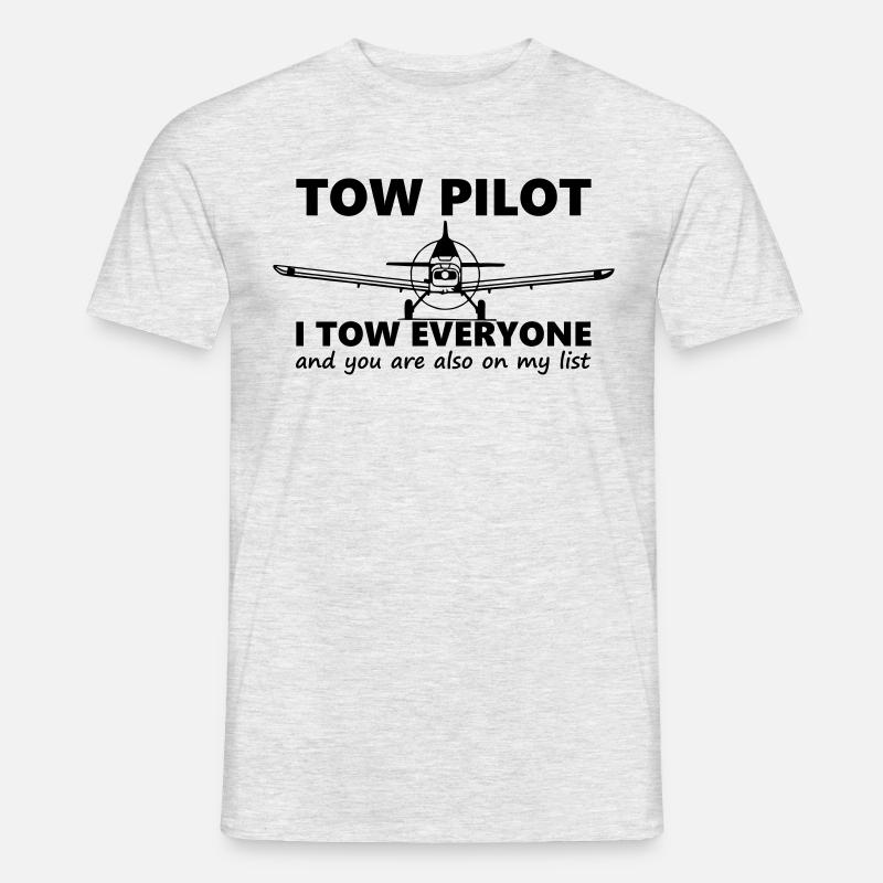 towpilot piper pa25 - Männer T-Shirt - Grau meliert