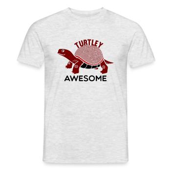 Turtley Impressionnant - T-shirt homme - gris chiné - Devant - AI Model Male 178 dark (178cm)