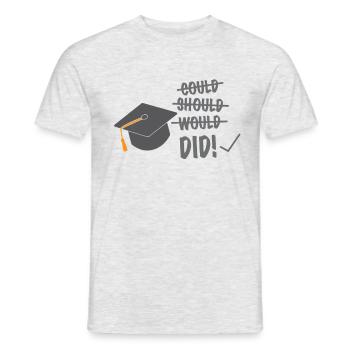 Graduation Graduation Graduate Graduated Gift - Men's T-Shirt - heather grey - Front - AI Model Male 178 dark (178cm)