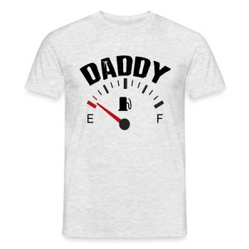 Daddy Papa Son Tank Empty Matching Father's Day - Men's T-Shirt - heather grey - Front - AI Model Male 178 dark (178cm)