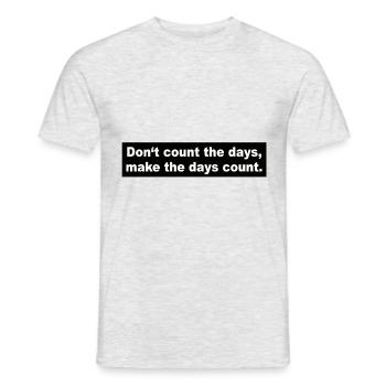 Motivation - T-shirt homme - gris chiné - Devant - AI Model Male 178 dark (178cm)