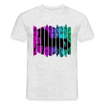 Pferd - Männer T-Shirt - Grau meliert - Vorne - AI Model Male 178 dark (178cm)