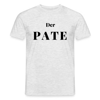 Der Pate STREET WEAR - Männer T-Shirt - Grau meliert - Vorne - AI Model Male 178 dark (178cm)