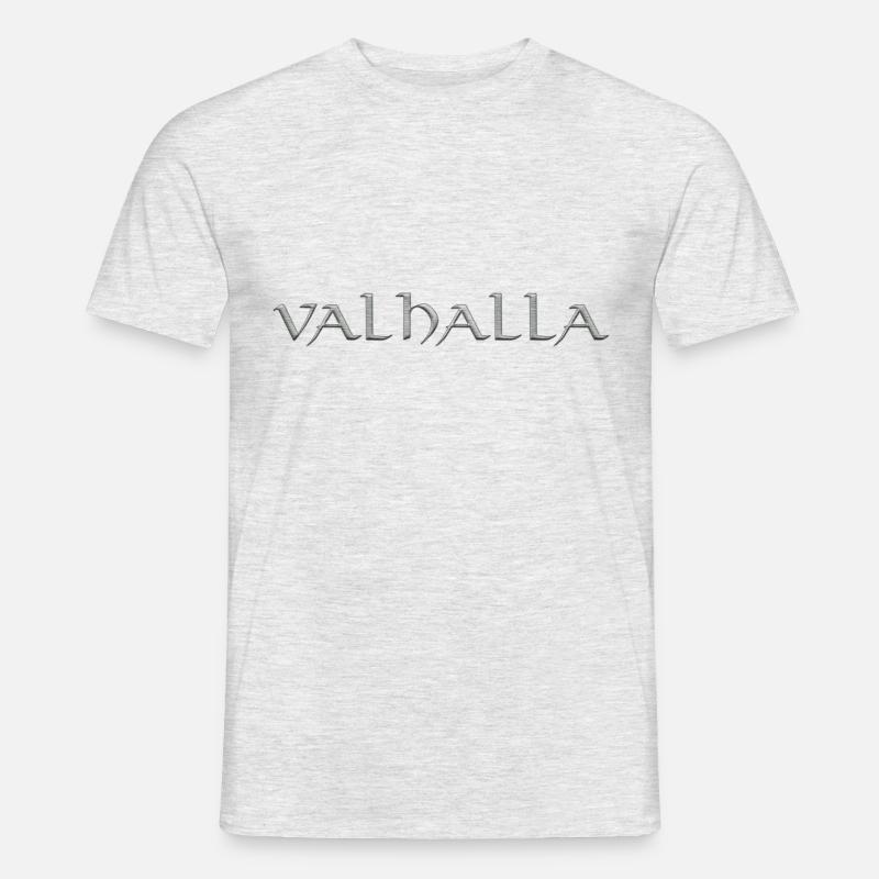 valhalla - Männer T-Shirt - Grau meliert