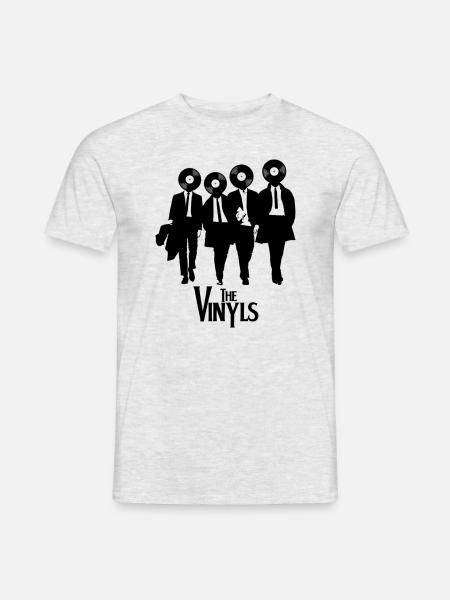 The Vinyls • Respect Vinyl - Men's T-Shirt - heather grey