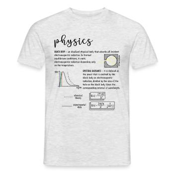 Spectral Radiance 2 - Männer T-Shirt - Grau meliert - Vorne - AI Model Male 178 dark (178cm)