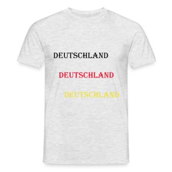 Allemagne - T-shirt homme - gris chiné - Devant - AI Model Male 178 dark (178cm)