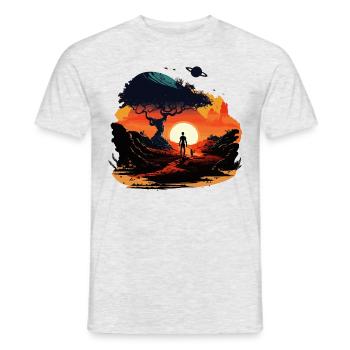 Out Of This World - Men's T-Shirt - heather grey - Front - AI Model Male 178 dark (178cm)