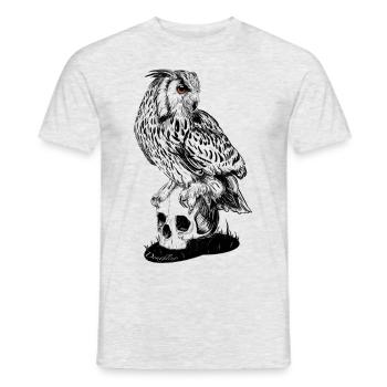 Deathling II - Männer T-Shirt - Grau meliert - Vorne - AI Model Male 178 dark (178cm)