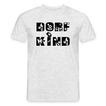 Dorfkind - Männer T-Shirt - Grau meliert - Vorne - AI Model Male 178 dark (178cm)