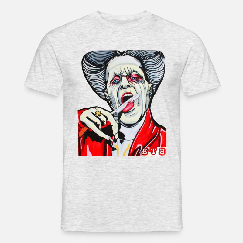 DRC-logo - Männer T-Shirt - Grau meliert