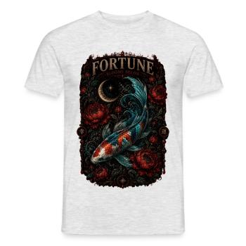 Fortune is not found—it blooms beneath the surface - Men's T-Shirt - heather grey - Front - AI Model Male 178 dark (178cm)