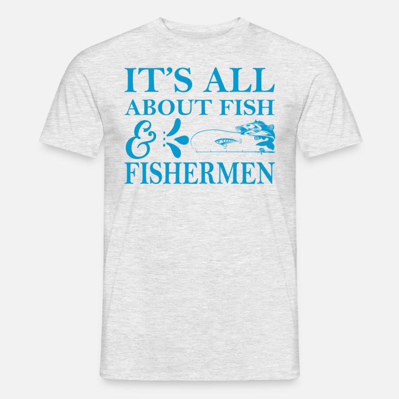 Fishermen - Männer T-Shirt - Grau meliert