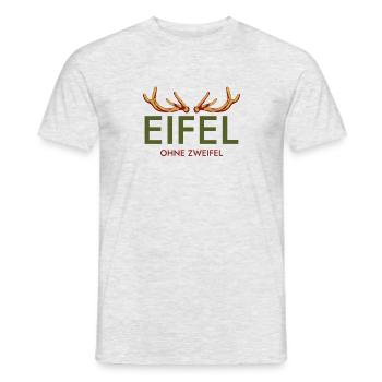 Eifel - Ohne Zweifel - Männer T-Shirt - Grau meliert - Vorne - AI Model Male 178 dark (178cm)