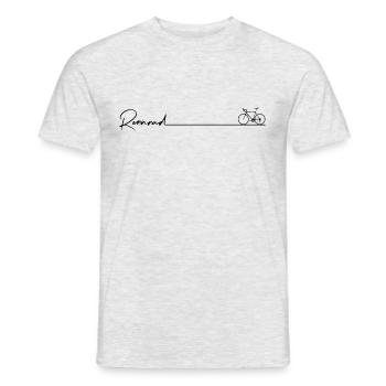 Rennrad Rennradfahrer Radsport Fahrrad Geschenk - Männer T-Shirt - Grau meliert - Vorne - AI Model Male 178 dark (178cm)
