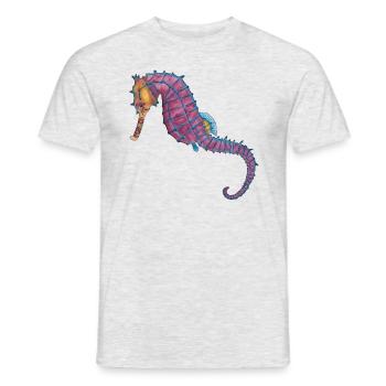 Seahorse Seahorse Seahorse - Men's T-Shirt - heather grey - Front - AI Model Male 178 dark (178cm)