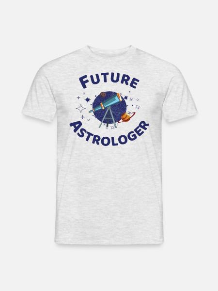 Future Astrologer - Männer T-Shirt - Grau meliert