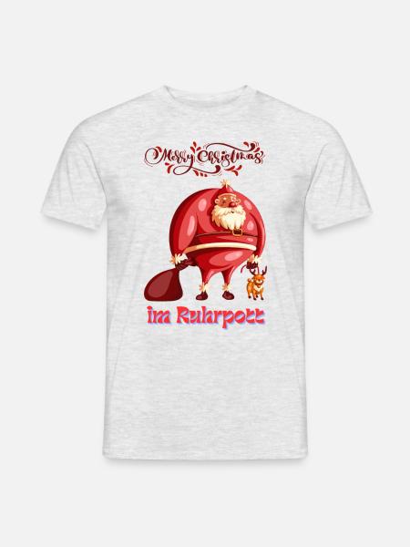 Ruhrpott Weinacht - Männer T-Shirt - Grau meliert