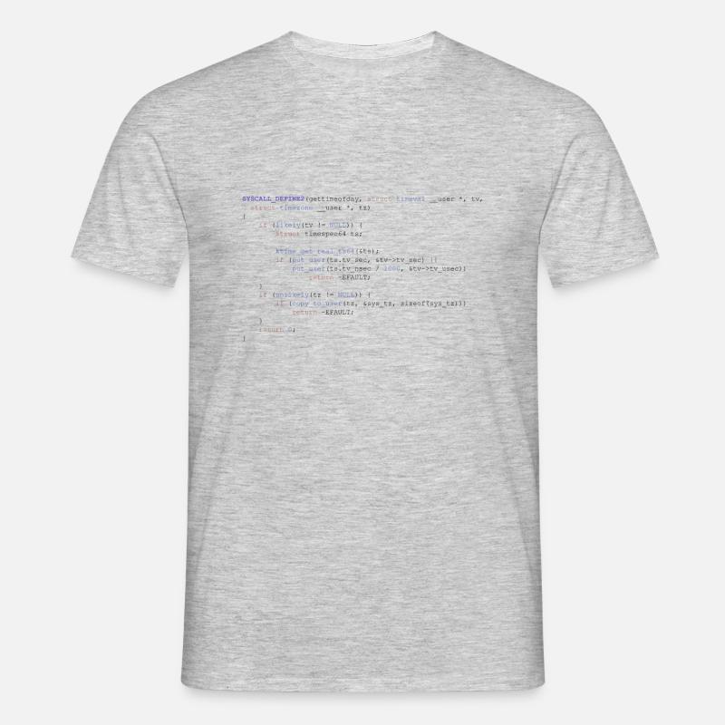 Software code - Men's T-Shirt - heather grey