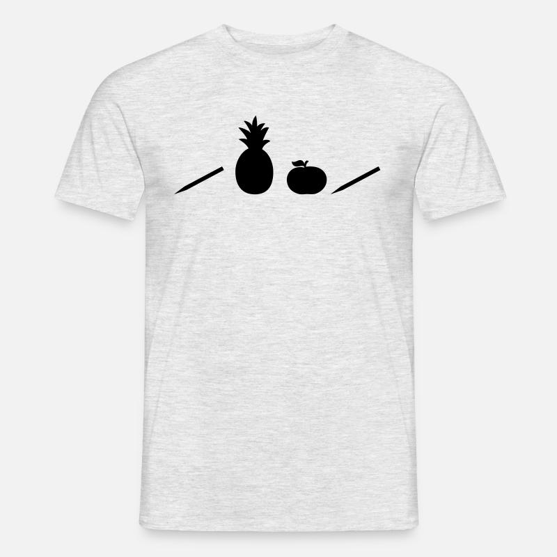 PPAP - Piktogramme - Männer T-Shirt - Grau meliert