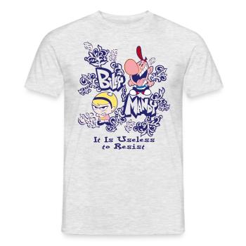 The Grim Adventures of Billy & Mandy Resist - Men's T-Shirt - heather grey - Front - AI Model Male 178 dark (178cm)
