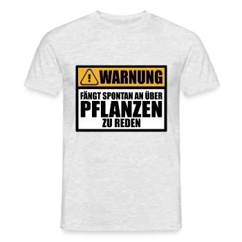 Pflanzenliebhaber Pflanzenfreund Sprüche Lustige - Männer T-Shirt - Grau meliert - Vorne - AI Model Male 178 dark (178cm)