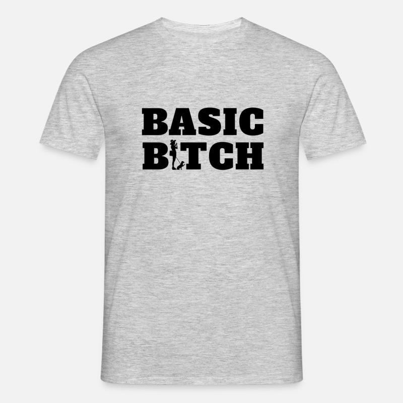 Basic Human - Men's T-Shirt - heather grey