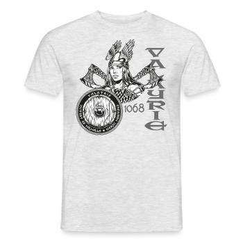Valkyrie Viking Valkyrie pour les fans de Viking - T-shirt homme - gris chiné - Devant - AI Model Male 178 dark (178cm)