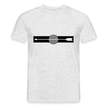 Chemise Archer Archer à l’arc - T-shirt homme - gris chiné - Devant - AI Model Male 178 dark (178cm)