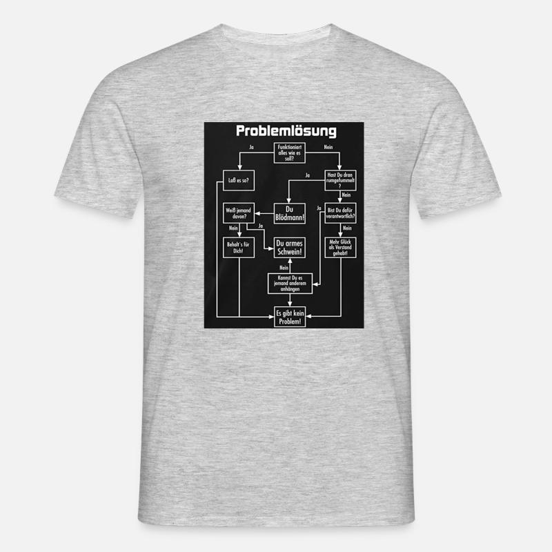 problem solving - Men's T-Shirt - heather grey