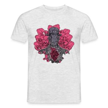 Troisième Fils de l’Homme - T-shirt homme - gris chiné - Devant - AI Model Male 178 dark (178cm)